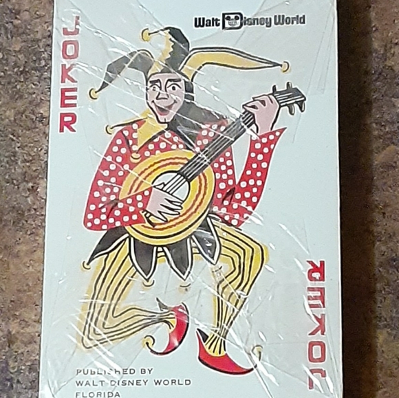 Disney | Games | Vintage Walt Disney World Playing Cards Brand Ne ...